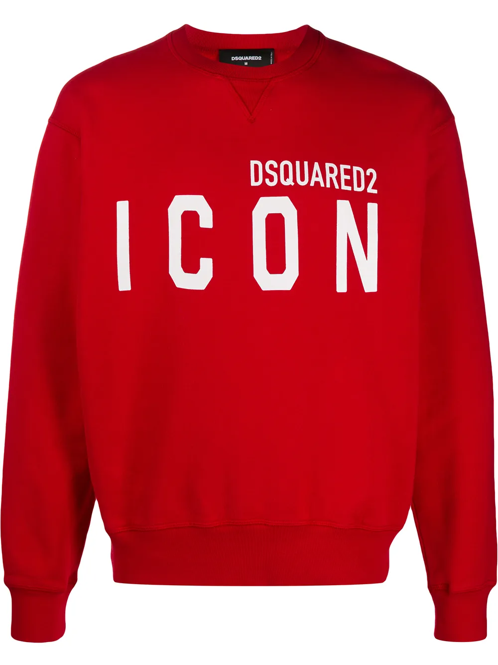 

Толстовка с надписью Icon Dsquared2, красный