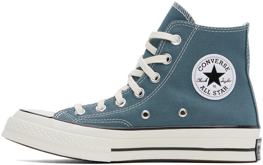 Синие высокие кеды Chuck 70 Converse, Newtral teal/Black/Egret — фото 3