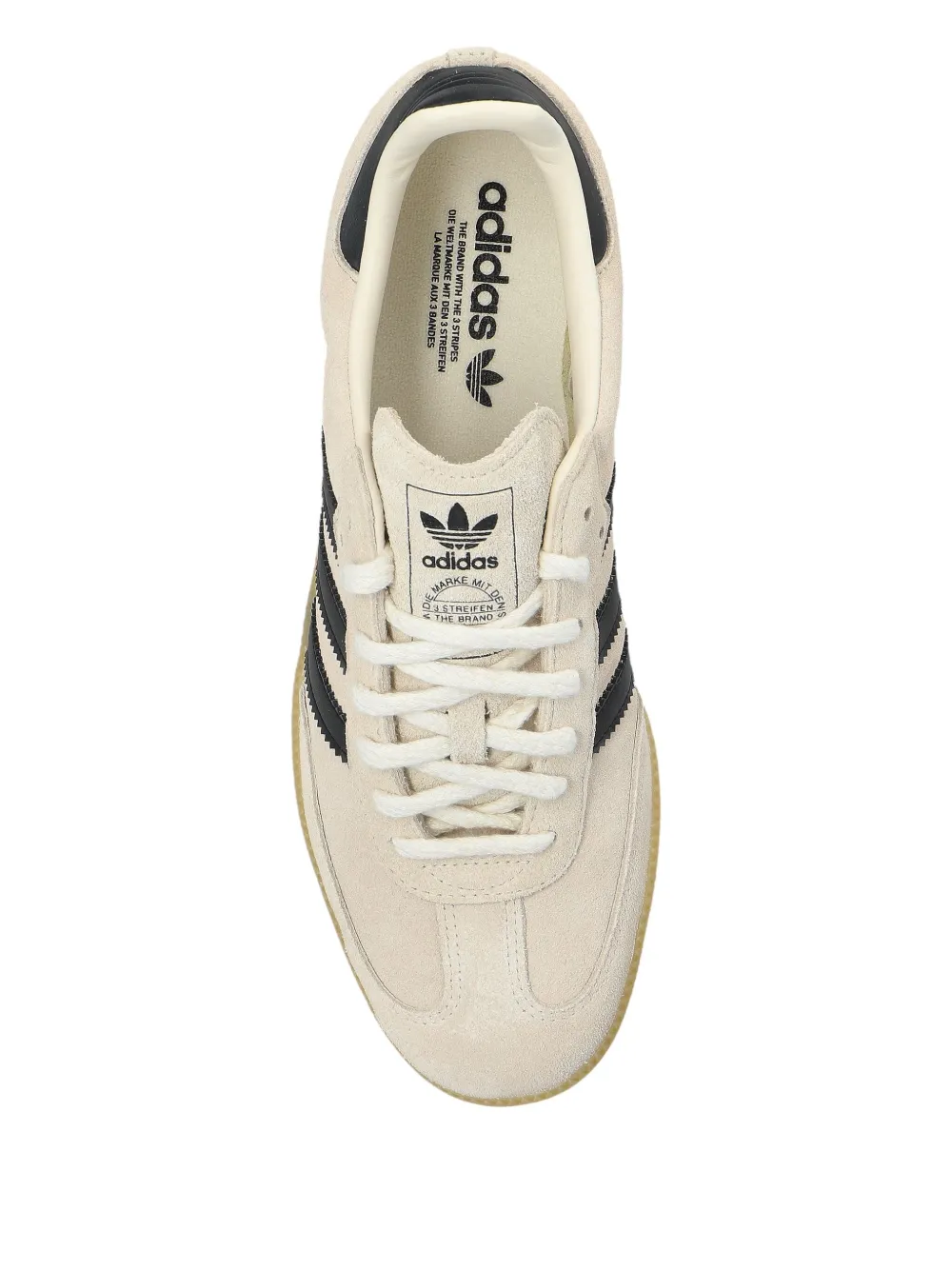 Кроссовки Samba с тремя полосками adidas, нейтральный — фото 3