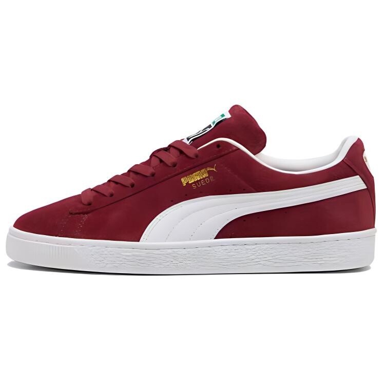 

Кроссовки Puma Suede Skateboarding Shoes Unisex Low-top, красный