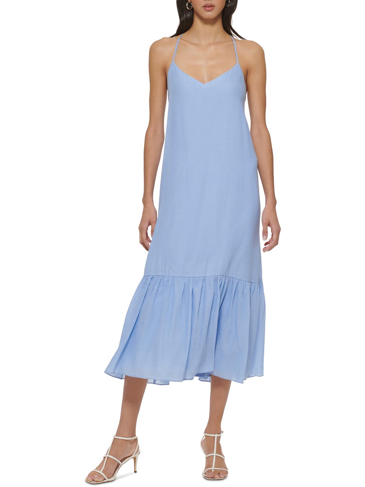 

Женский дневной макси-сарафан DKNY, цвет frost blue
