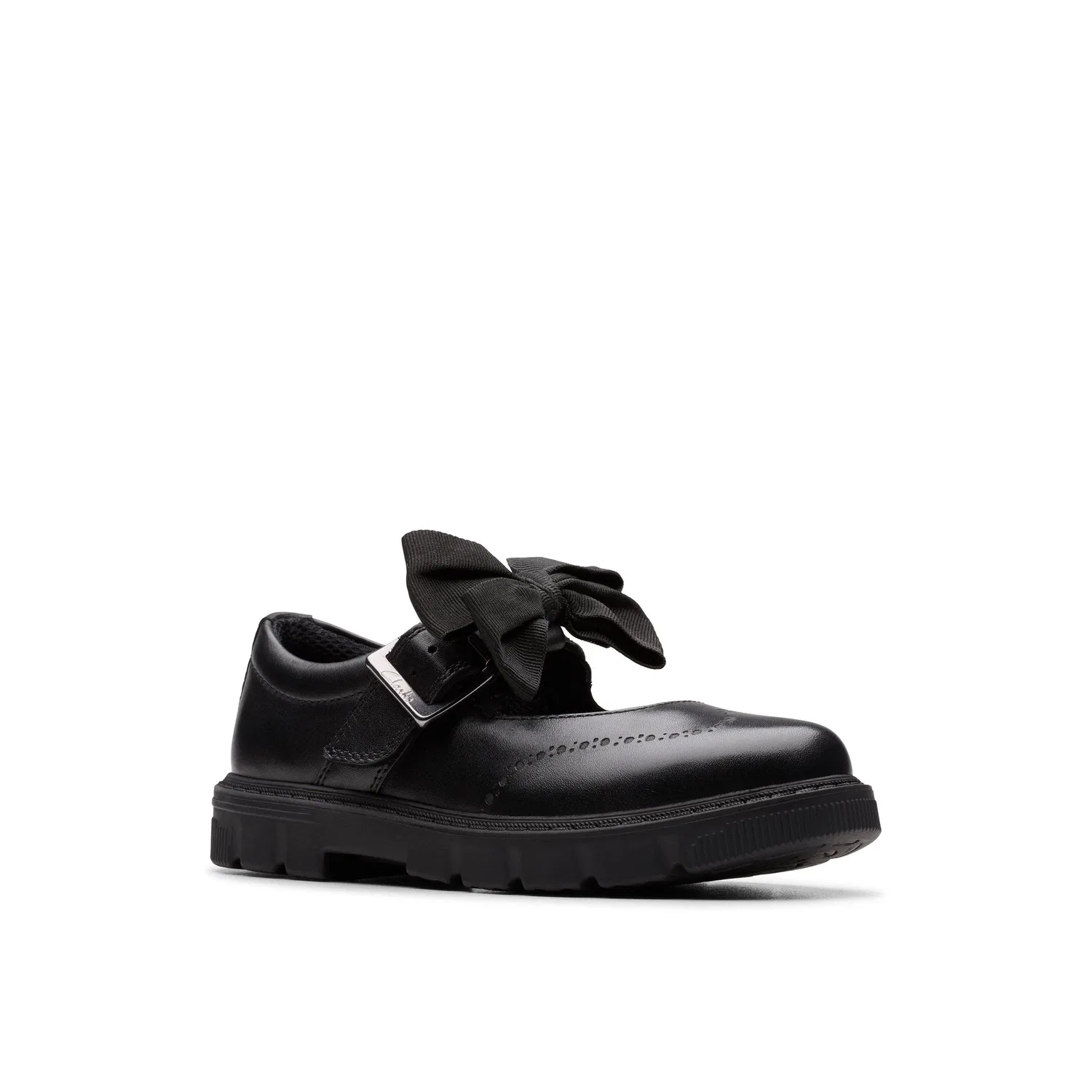 Туфли Мэри Джейн с бантом Clarks, черный — фото 4