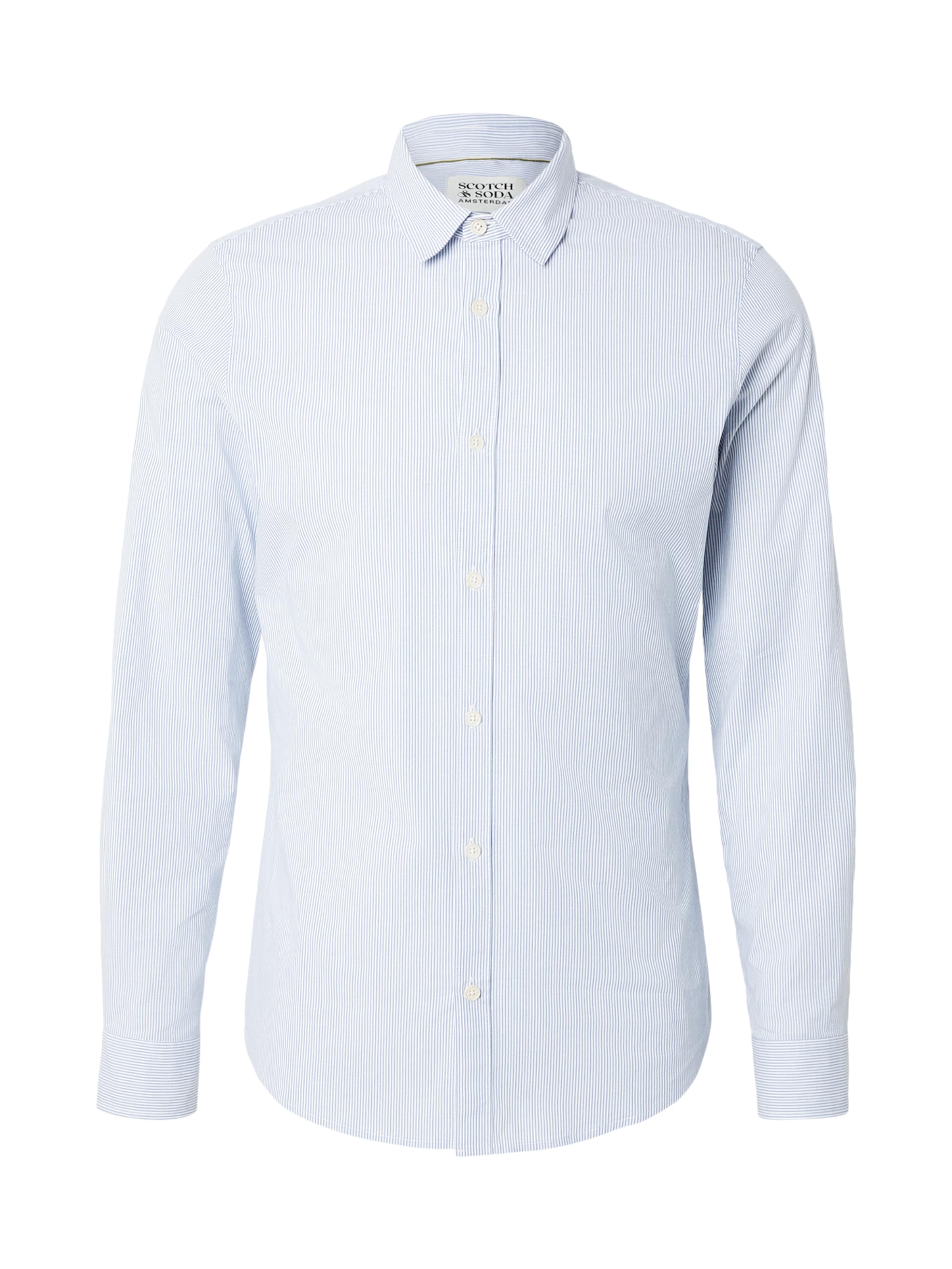 

SCOTCH & SODA Рубашка на пуговицах синего цвета Regular fit