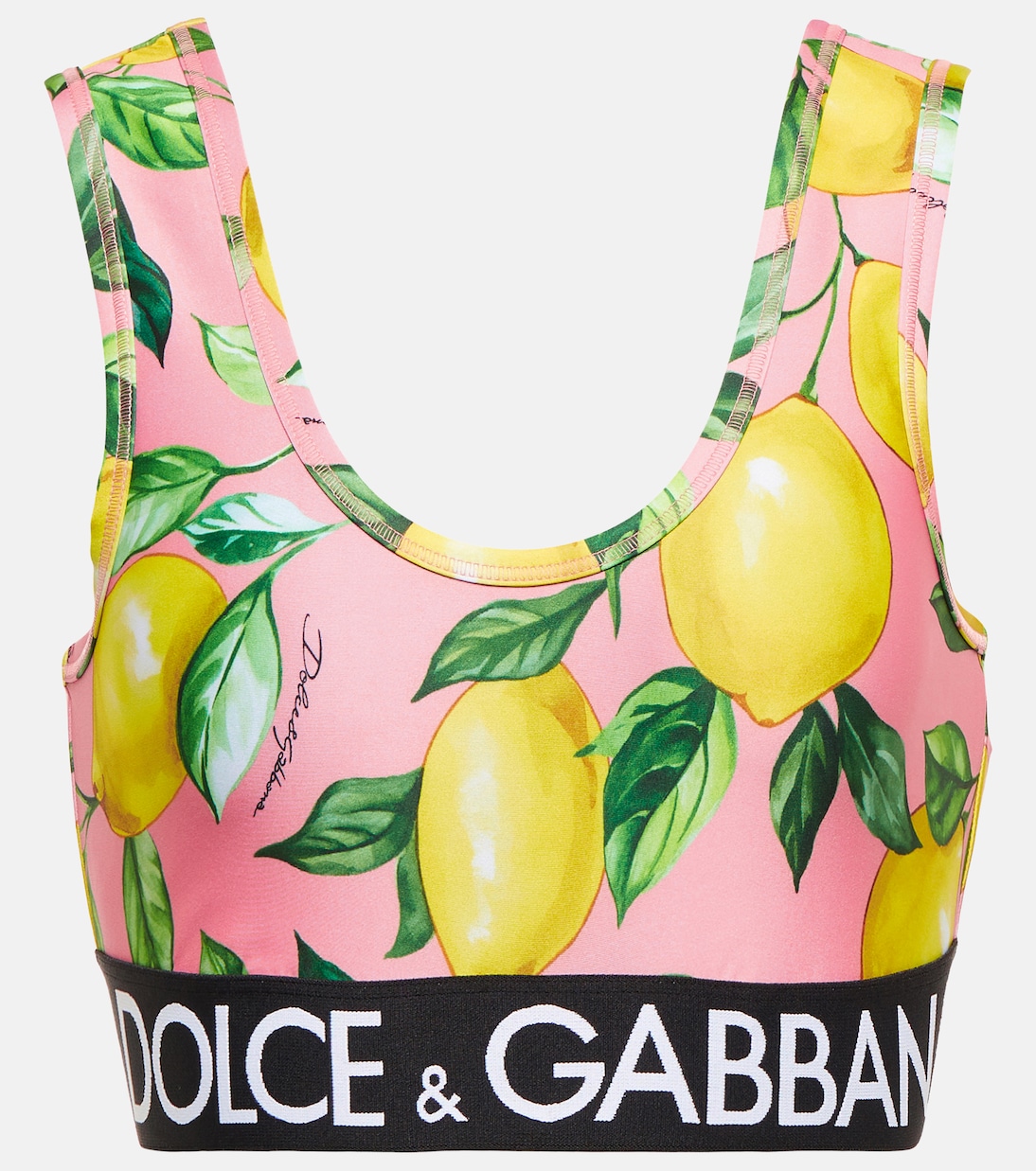 

Спортивный бюстгальтер с принтом Dolce&Gabbana, Limoni Fdo Rosa