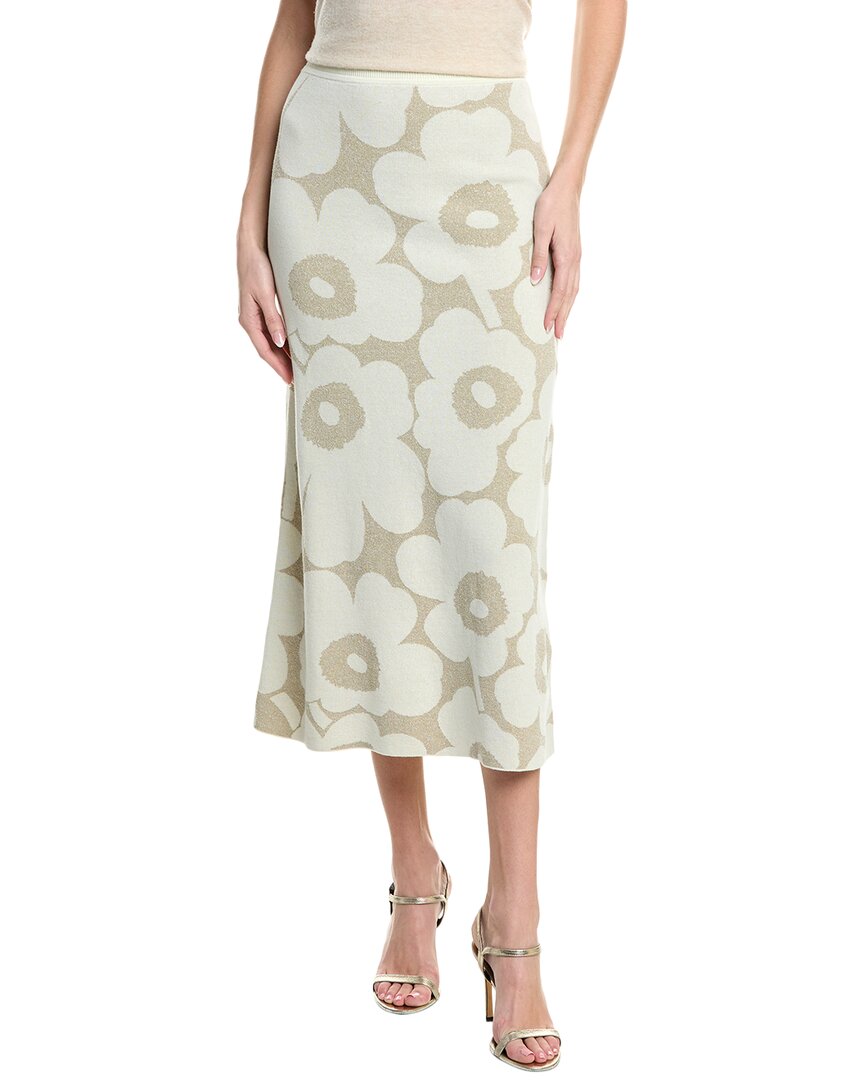 

Юбка Marimekko Kvaternio из смесового льна, цвет tan