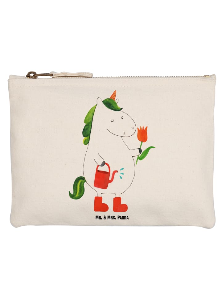 

Mr. & Mrs. Panda Пенал «Единорог-садовник» без надписи, белый