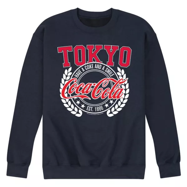 

Мужская флисовая толстовка Coca Cola Tokyo Licensed Character, синий