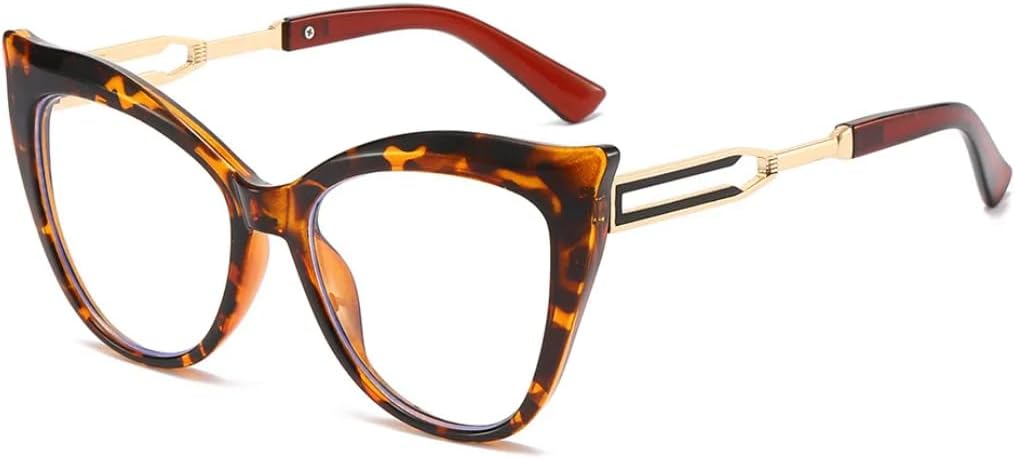 

Винтажные женские солнцезащитные очки «кошачий глаз» для женщин и мужчин, модные солнцезащитные очки большого размера с градиентным переходом цвета, защита от УФ-излучения UV400 SZVVBKK, Leopard Clear