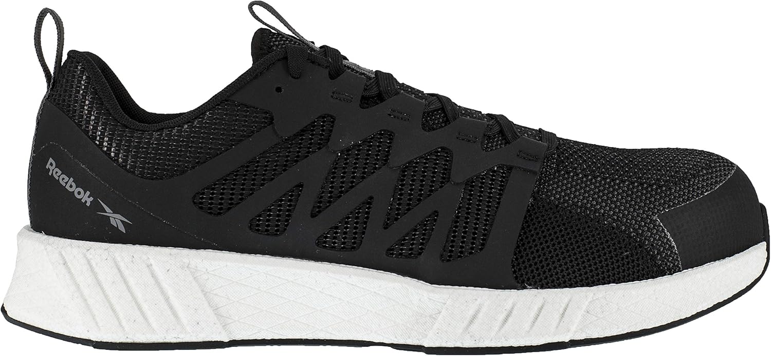 Мужские оксфорды Reebok Work Fusion Flexweave с композитным носком, белый/черный — фото 2