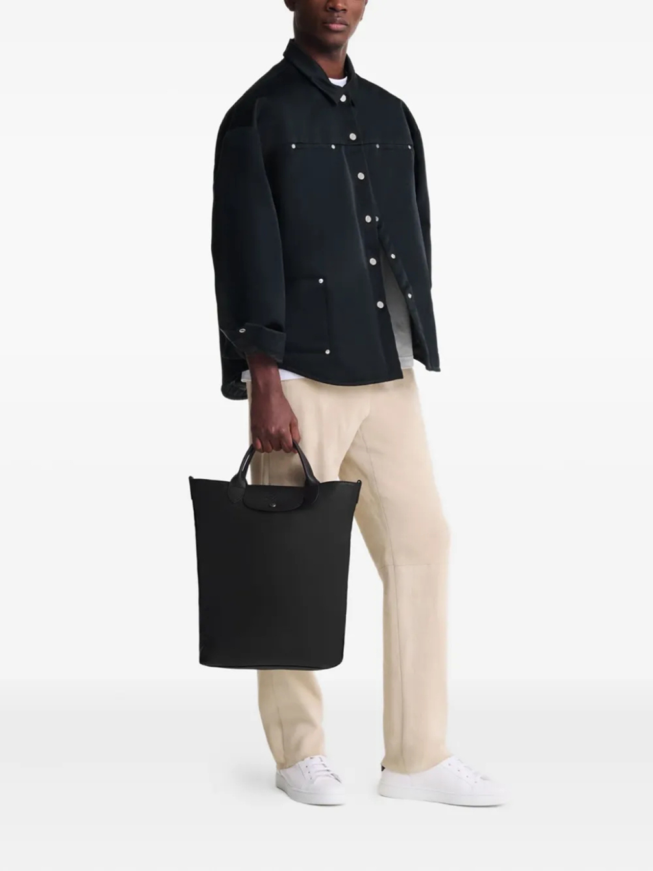

Сумка-шоппер Le Pilage Longchamp, черный