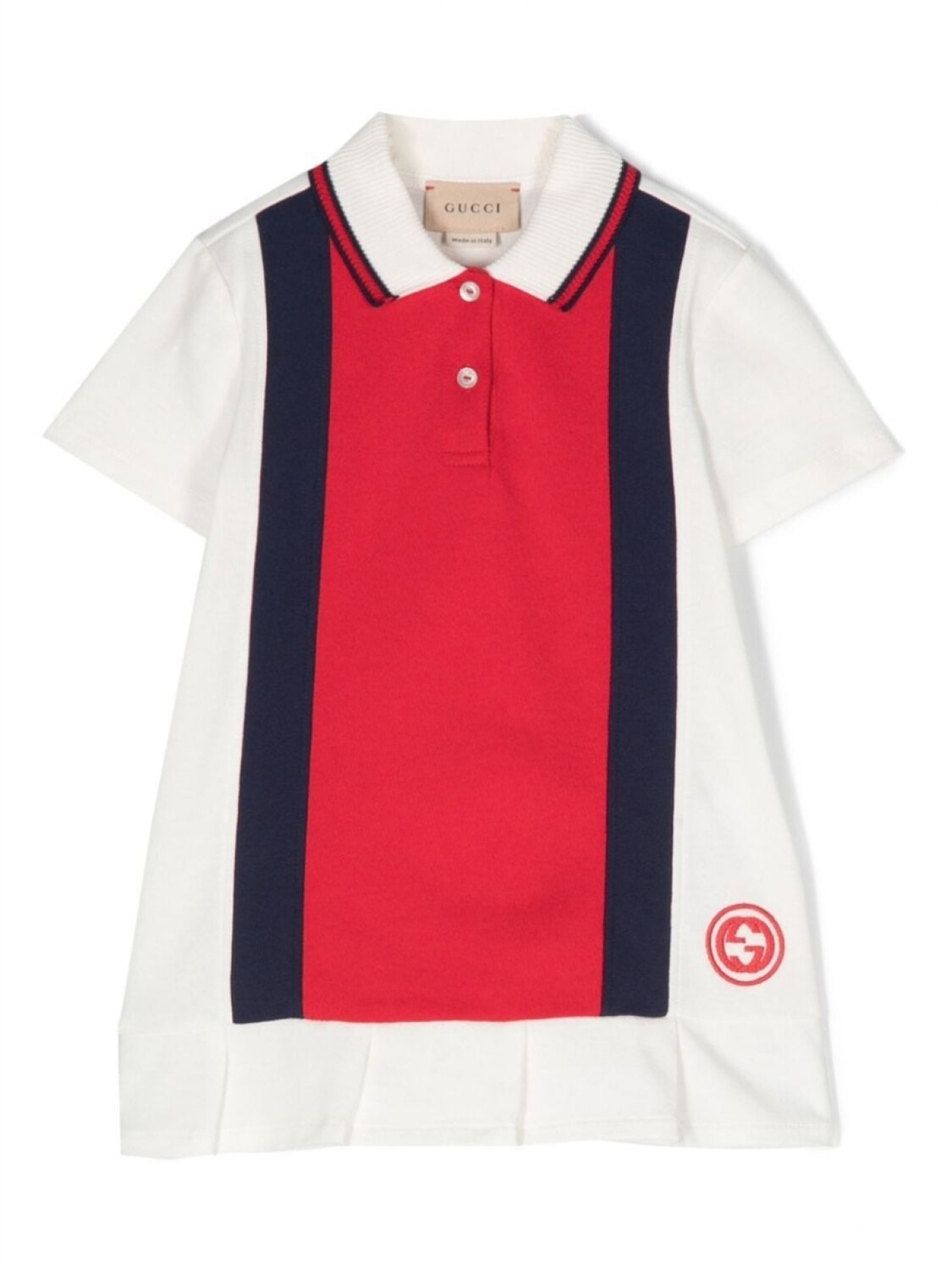

Gucci Kids платье с отделкой Web, белый