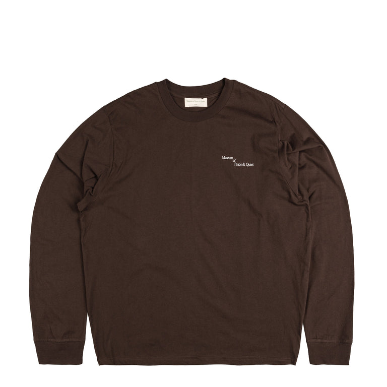 

Лонгислив italic longsleeve shirt Museum Of Peace & Quiet, коричневый