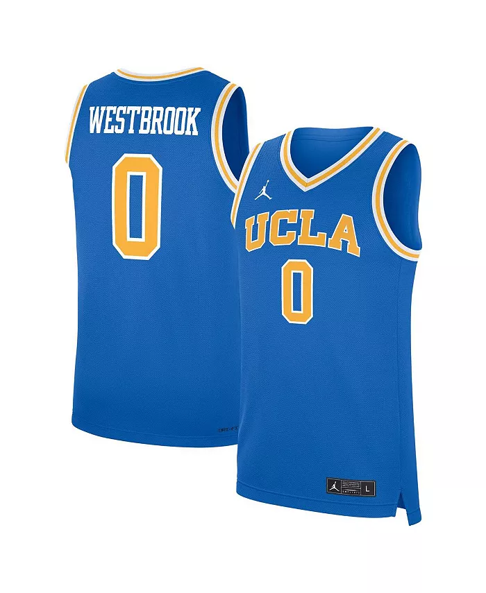 

Мужская баскетбольная майка Russell Westbrook Blue UCLA Bruins Performance Replica Jordan