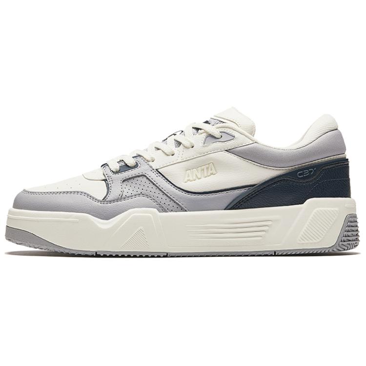 

Кроссовки ANTA Skateboarding Shoes Men Low-top White/Gray, белый/серый