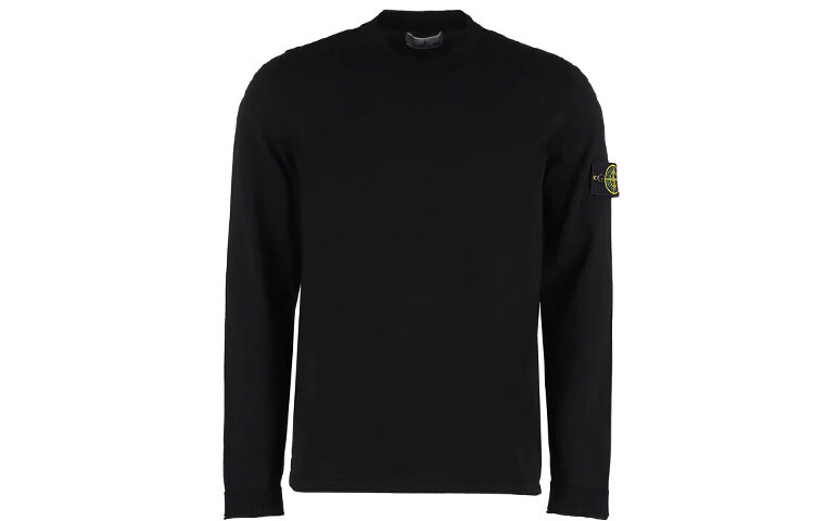 

Свитер мужской Stone Island с нашивкой, черный