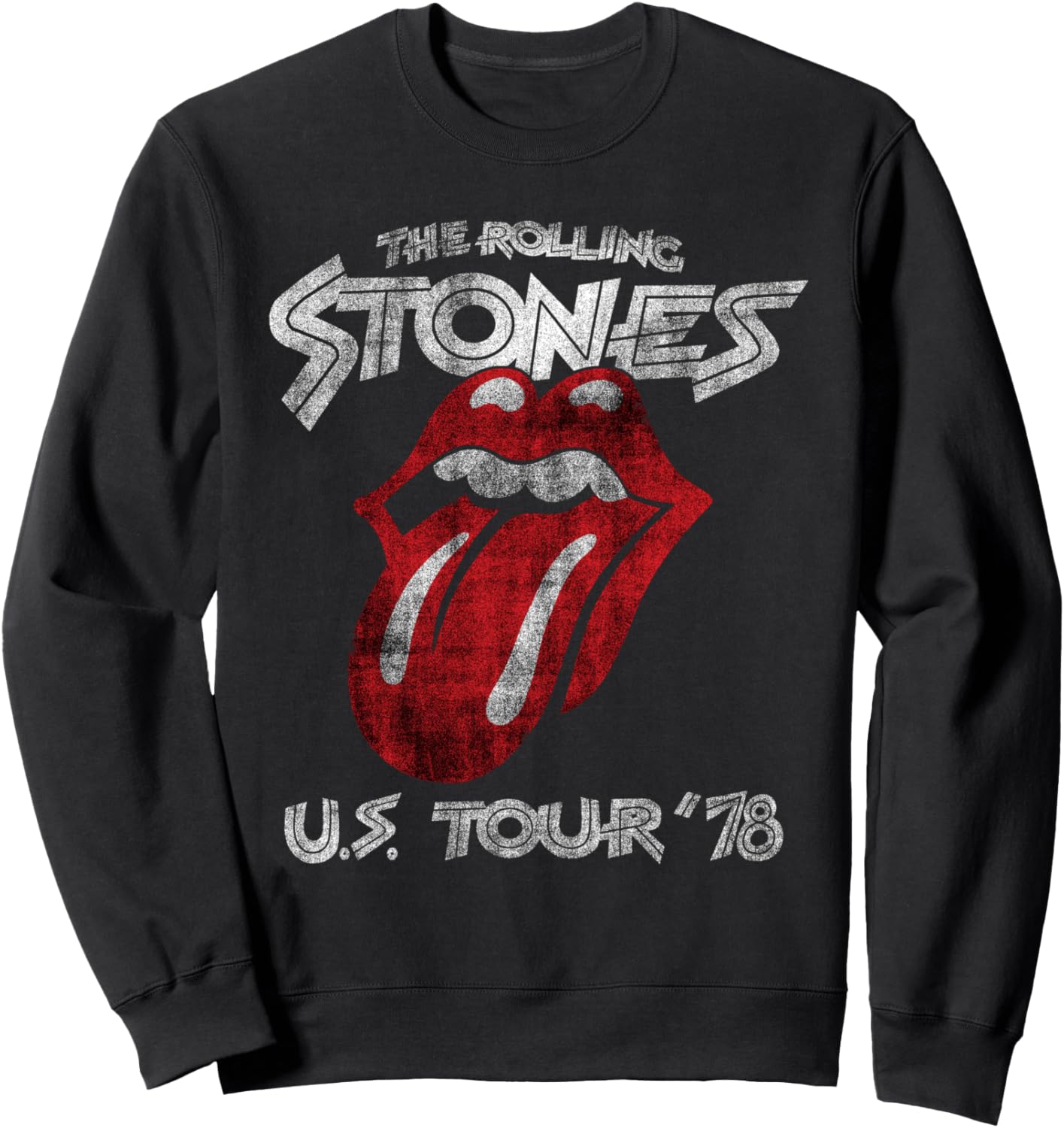 

Толстовка Rolling Stones с американского тура 1978 года, черная The Rolling Stones, Черный, Толстовка Rolling Stones с американского тура 1978 года, черная The Rolling Stones