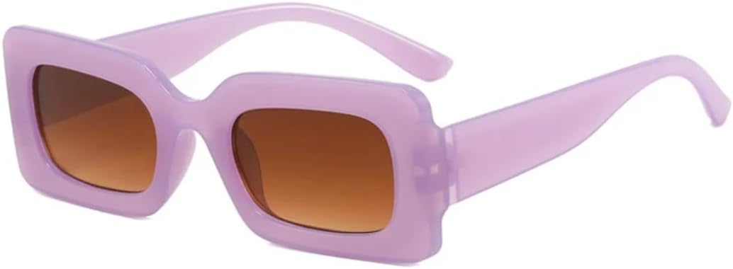 

Солнцезащитные очки с защитой UV400 | Компактная легкая оправа, цветные линзы | Для женщин и мужчин, для занятий спортом на открытом воздухе и вождения DSVIGF, Purple Brown