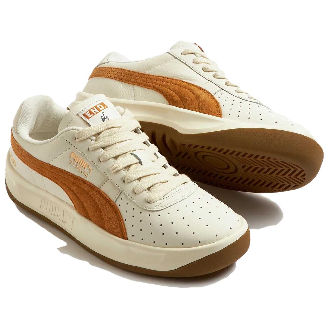 Кроссовки Puma GV Special Skateboarding Shoes Unisex Low-top Brown/off-white, коричневый — фото 3
