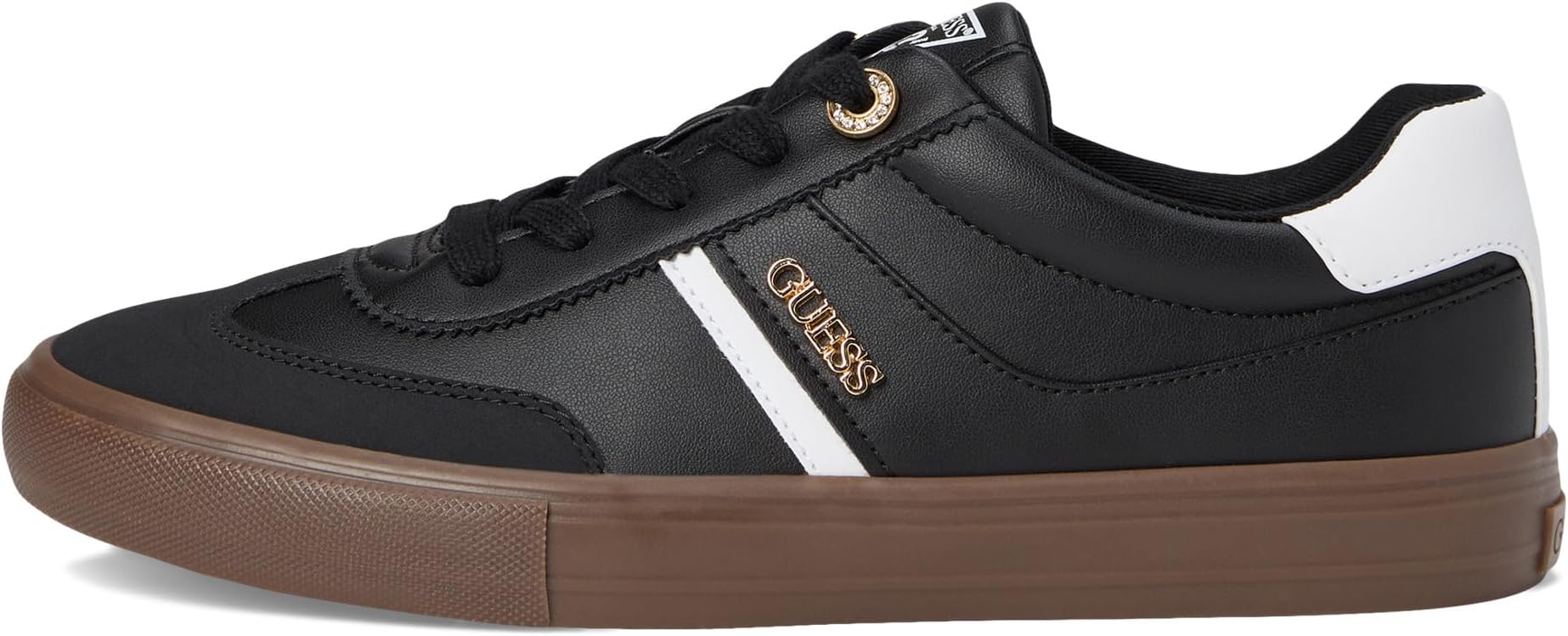 Кроссовки GUESS Women's Loui, Black Synthetic — фото 4
