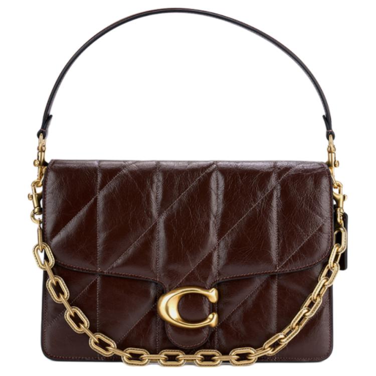 

COACH Сумка через плечо из кожи таби