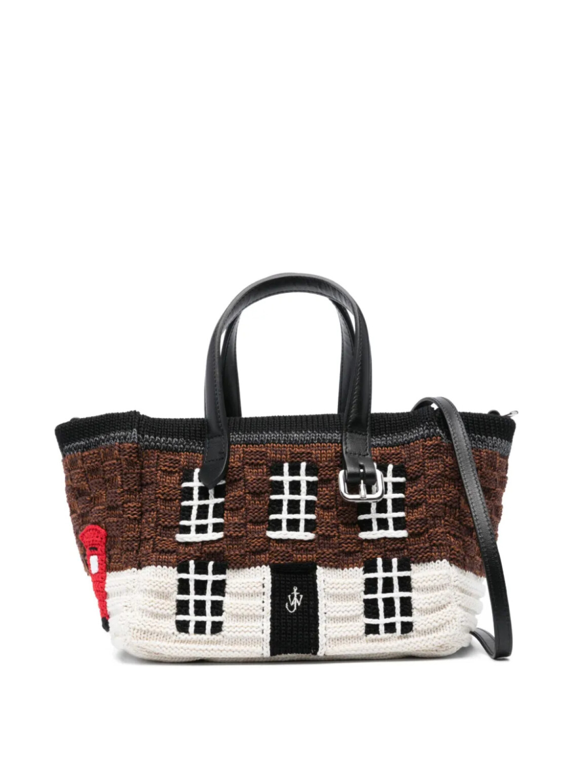 

JW Anderson сумка-тоут House размера мини, коричневый