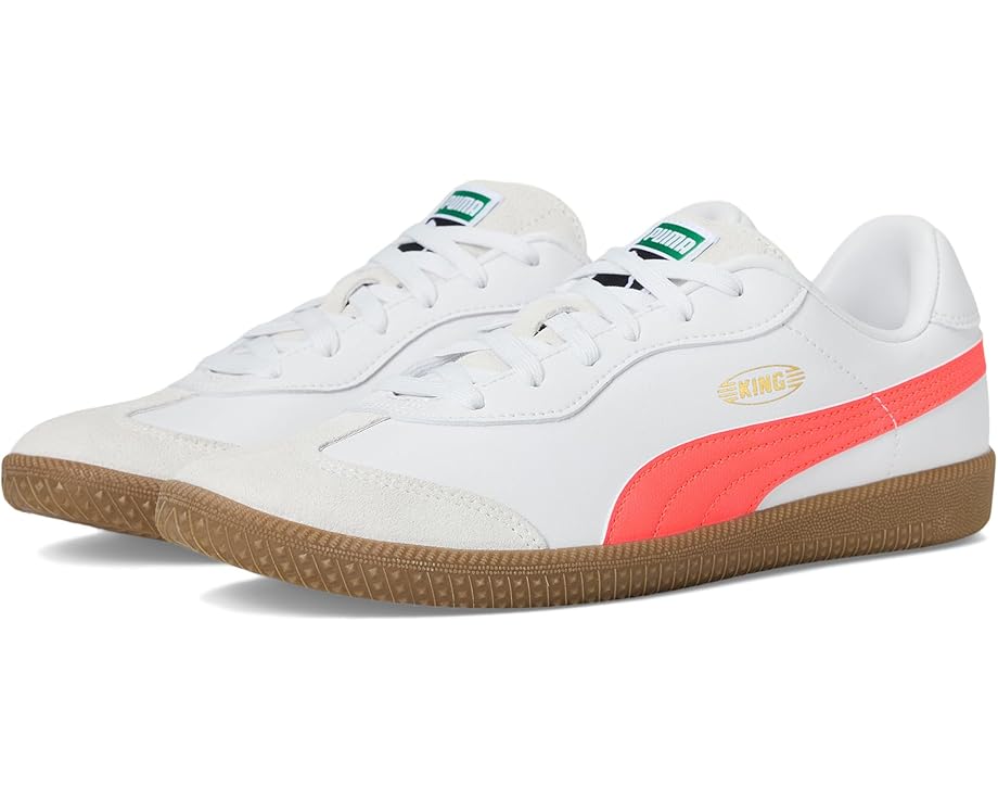 

Мужские кроссовки PUMA King 21 Indoor Trainer Soccer, White/Glowing Red