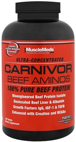 

MuscleMeds - Carnivor Beef Aminos, 300 таблеток Inna marka