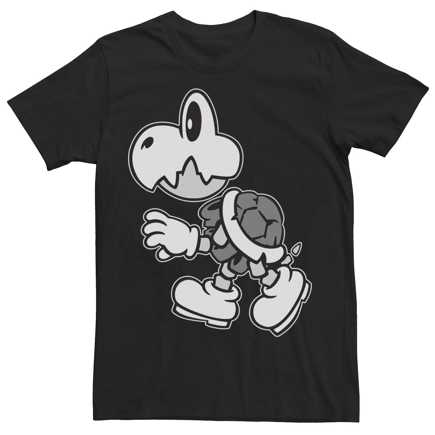 

Мужская футболка с профилем Dry Bones Nintendo Super Mario Licensed Character