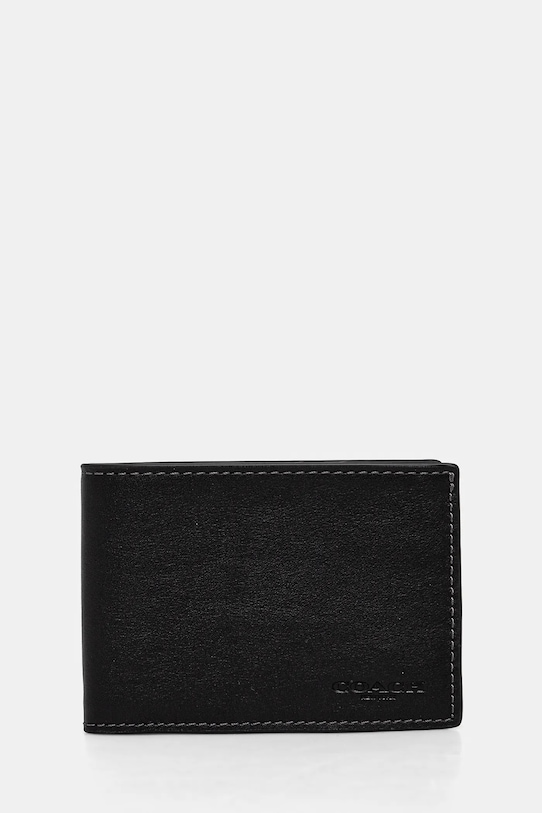 

Кожаный кошелек Coach, черный