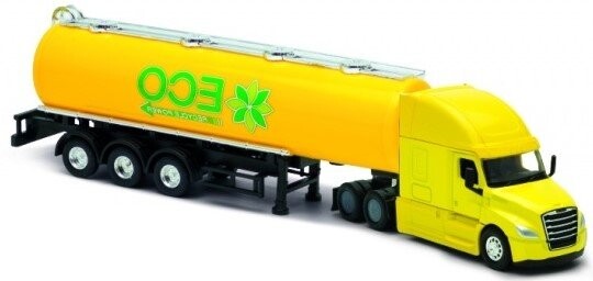 

Автомобиль Resorak Tir Freightliner Cascadia Truck с полуприцепом Модель автомобиля 1:64 PakaNiemowlaka