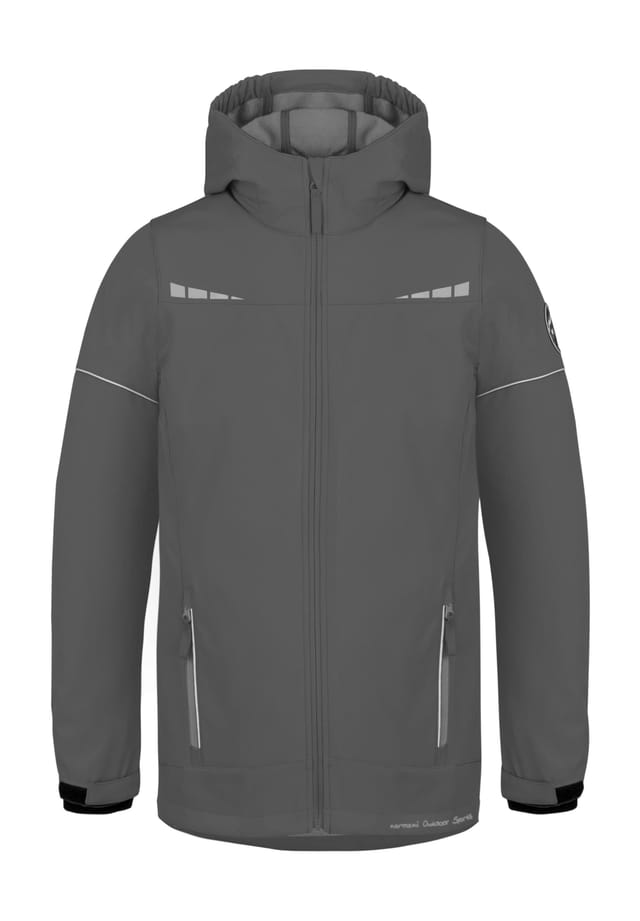 

Детская куртка softshell Galway Normani, серый