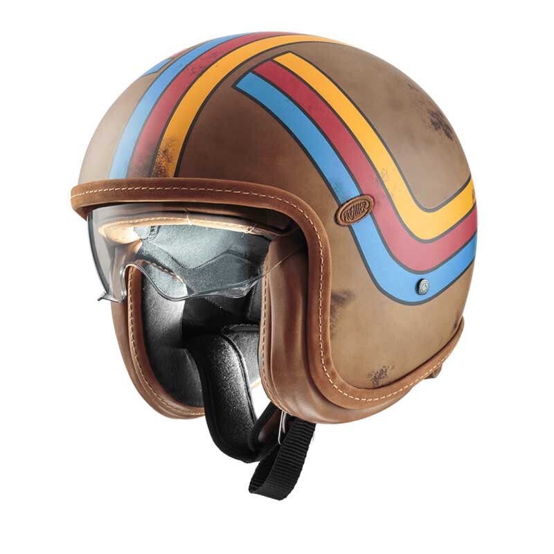 

Открытый шлем Premier Helmets 23 VintagePlatin Ed. BOS EX BM 22.06, коричневый