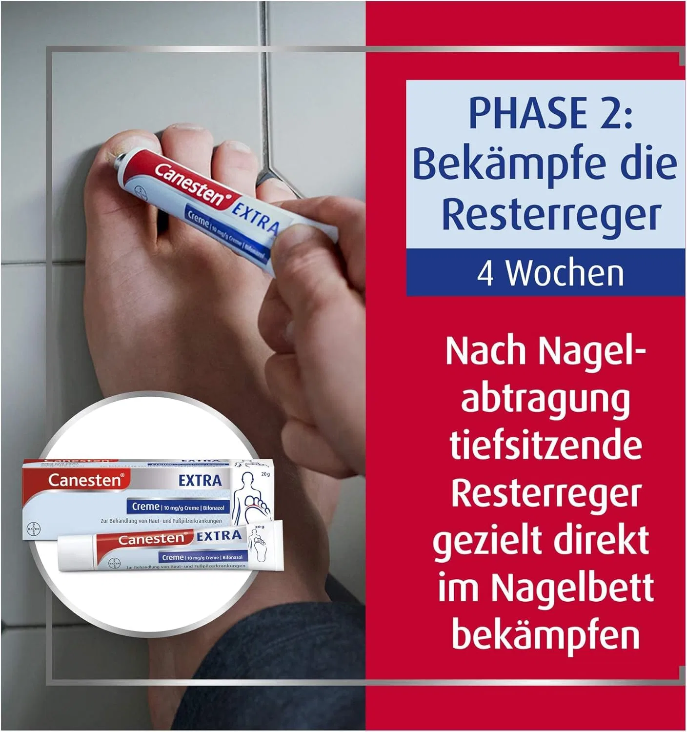 Набор Canesten Extra Nail Set + крем 20 г ‎Canesten — фото 4
