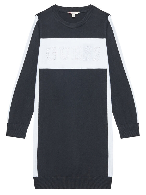 

Вязаное платье regular fit J5YK01 Z3GW0 Guess, чёрный