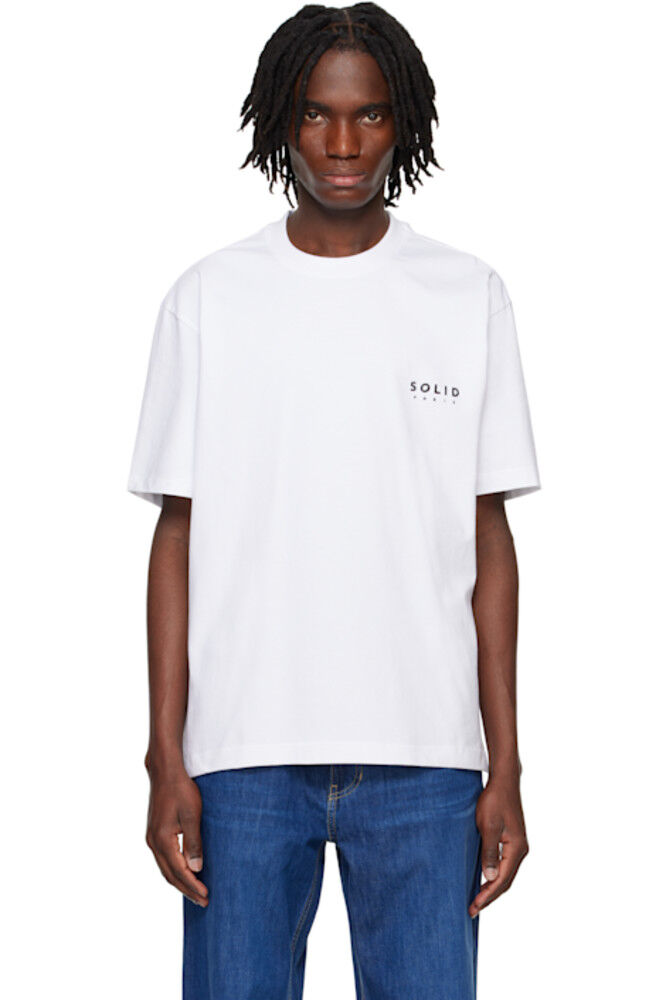 

Белая футболка «Париж» Solid Homme