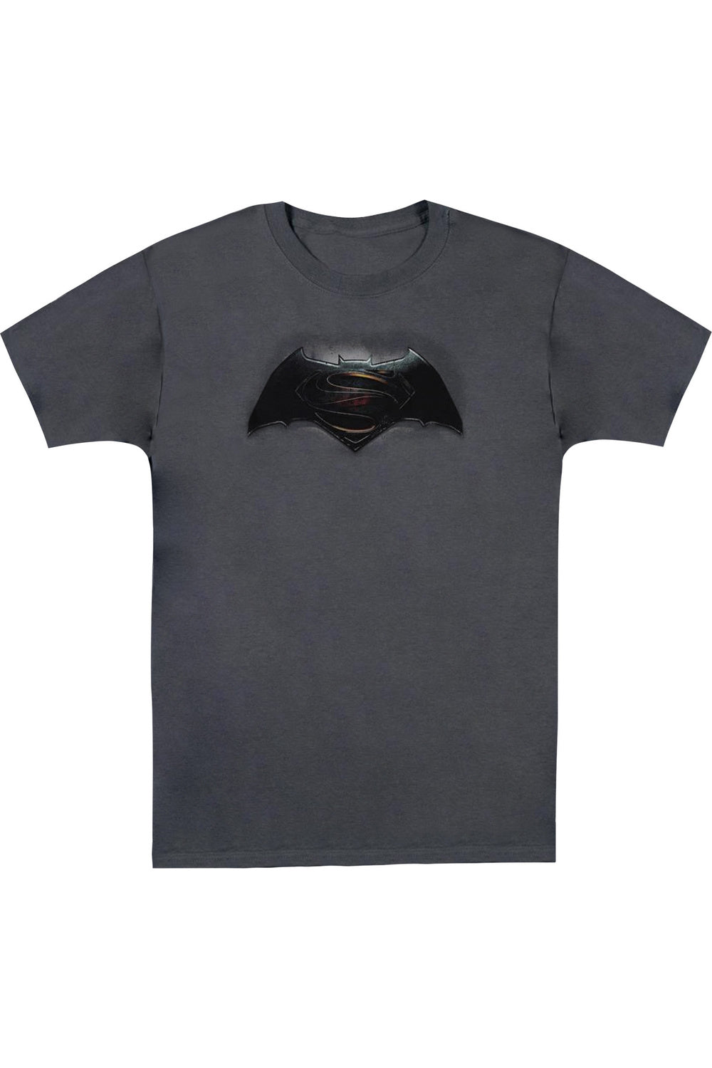 

Футболка с коротким рукавом и логотипом Batman V Superman для взрослых Gildan, цвет charcoal