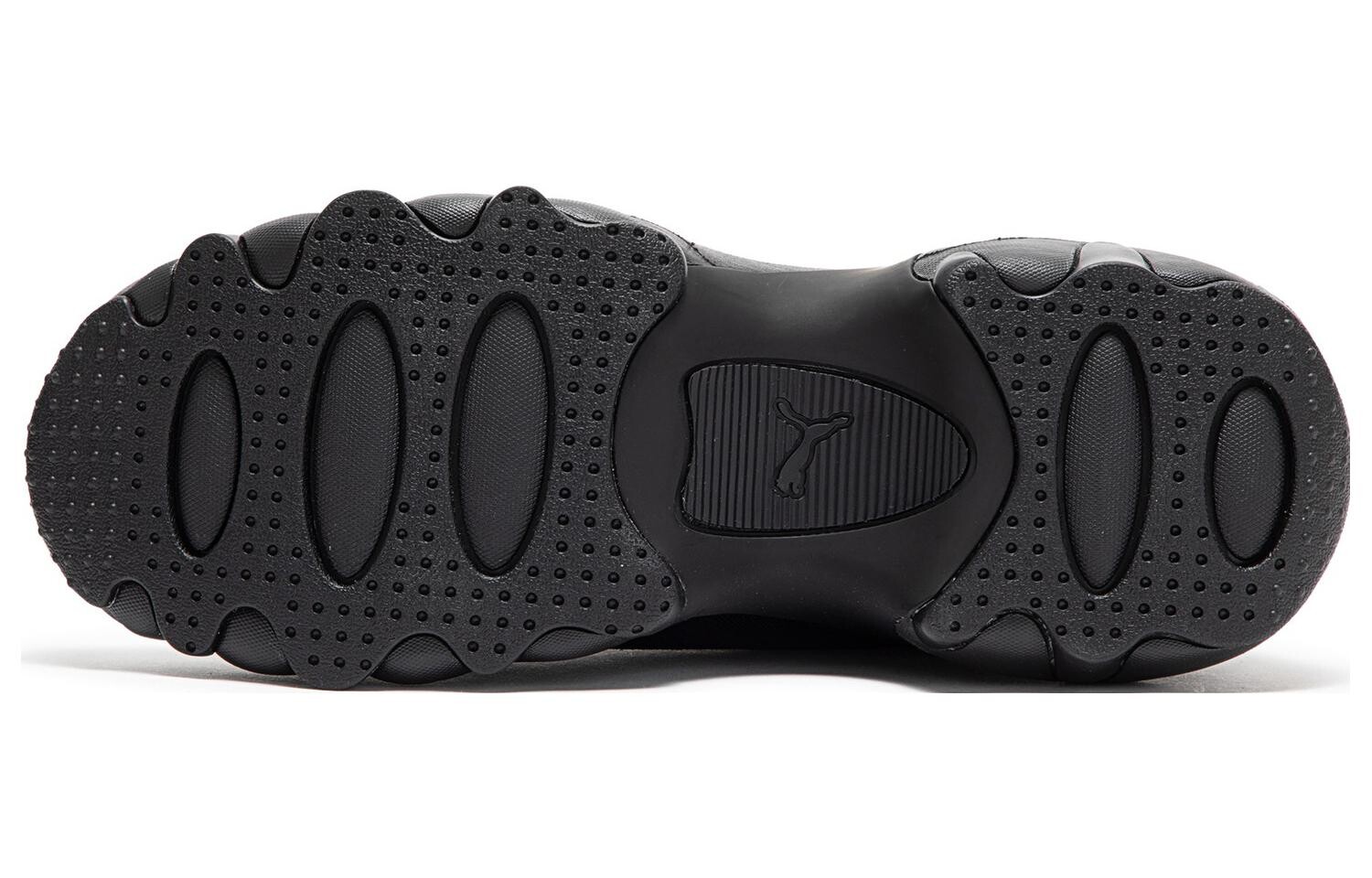 Женские кроссовки на танкетке Puma Pulsar на массивной танкетке, Black — фото 4