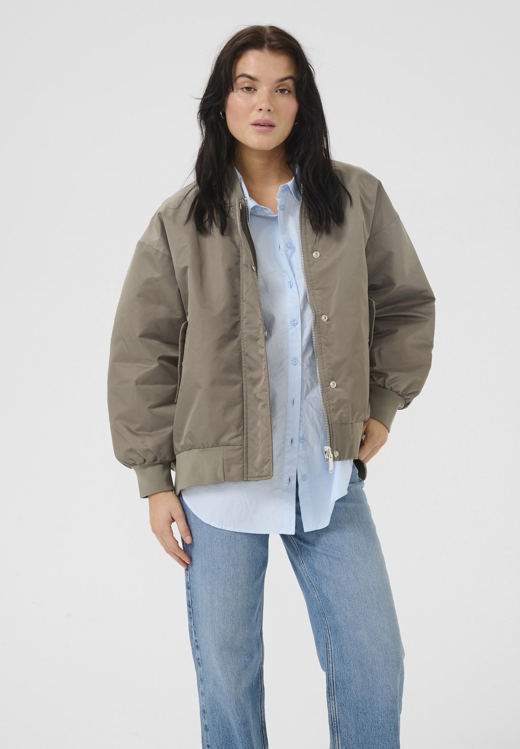 

Куртка-бомбер HELGAMW My Essential Wardrobe, коричневый