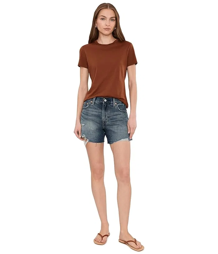Шорты джинсовые высокие Ribcage Short Zip Levi's Premium, Like It Love It — фото 2