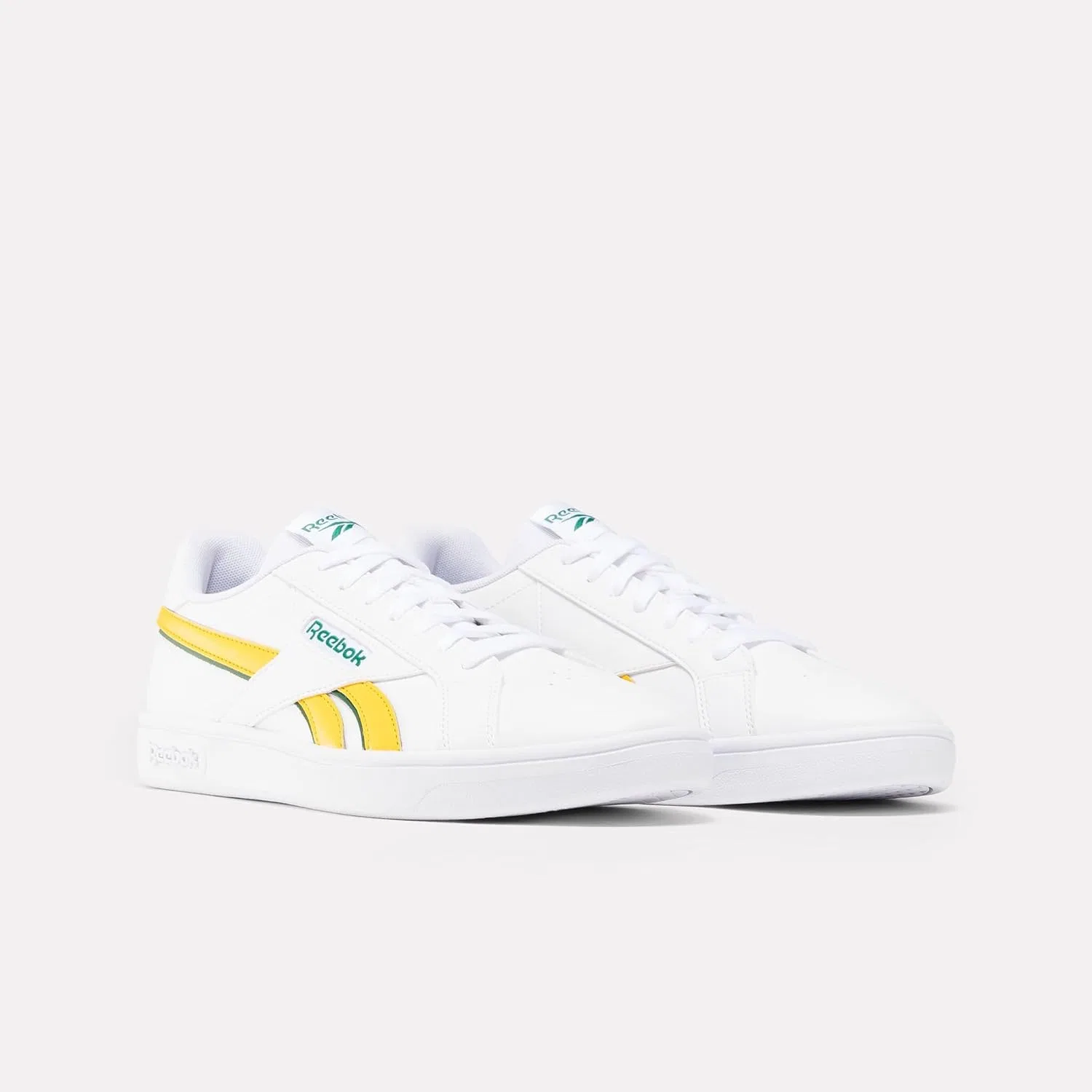 Кроссовки Reebok Court Retro Leather белого цвета — фото 2