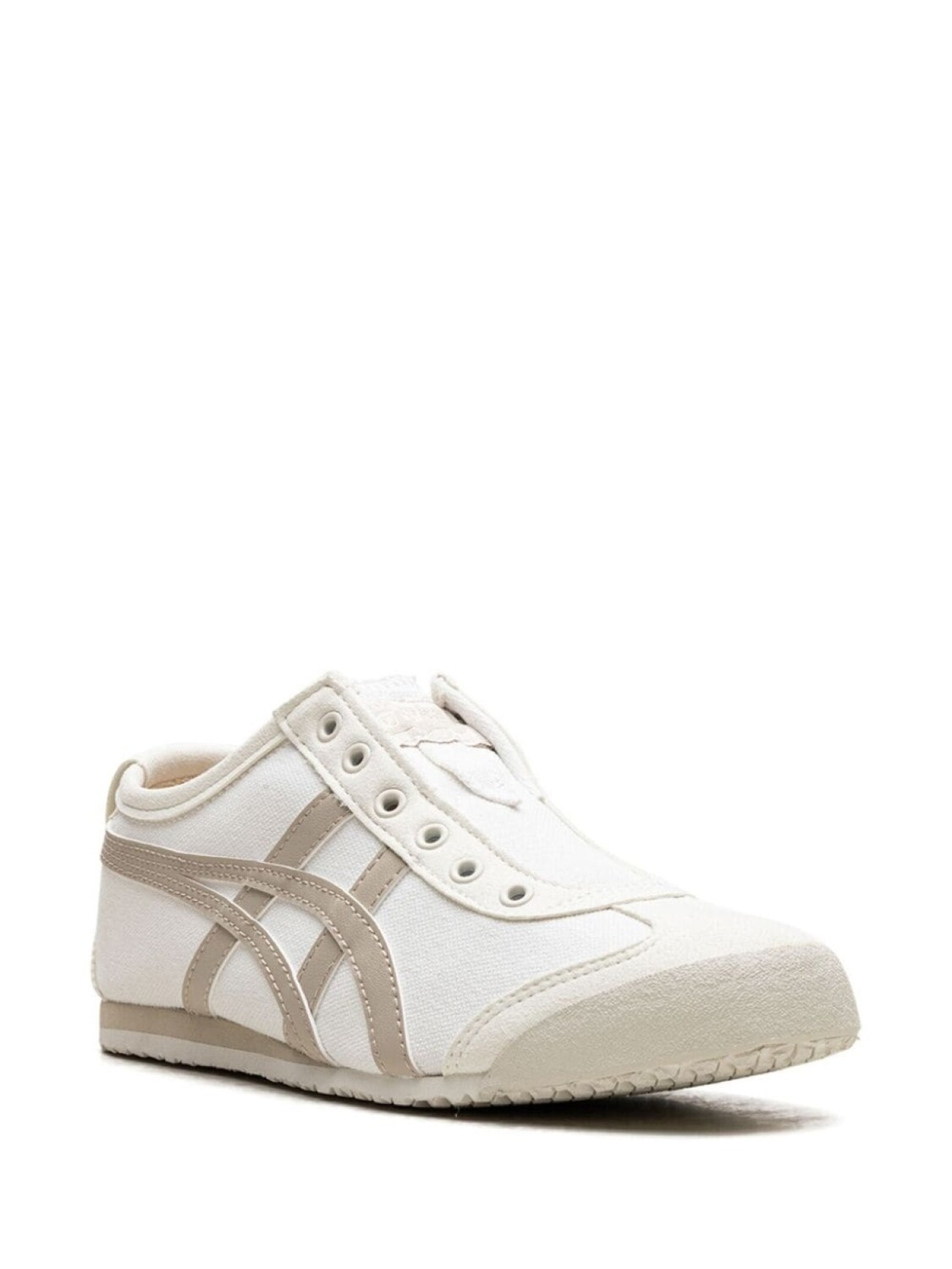 Кроссовки Onitsuka Tiger Mexico 66 "Белые/Бежевые", белый — фото 2