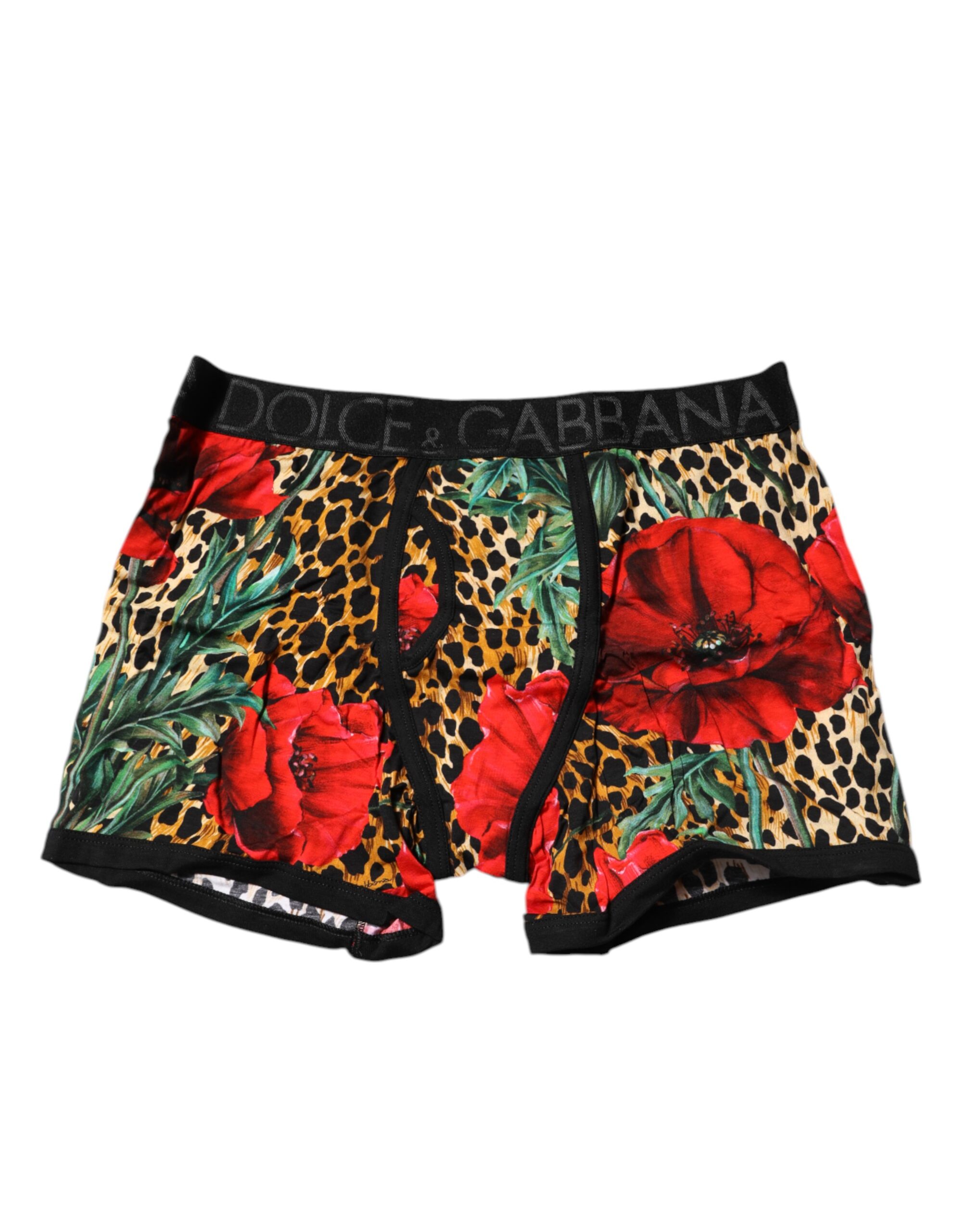 

Коричневые леопардовые трусы-боксеры Regular Dolce & Gabbana, коричневый