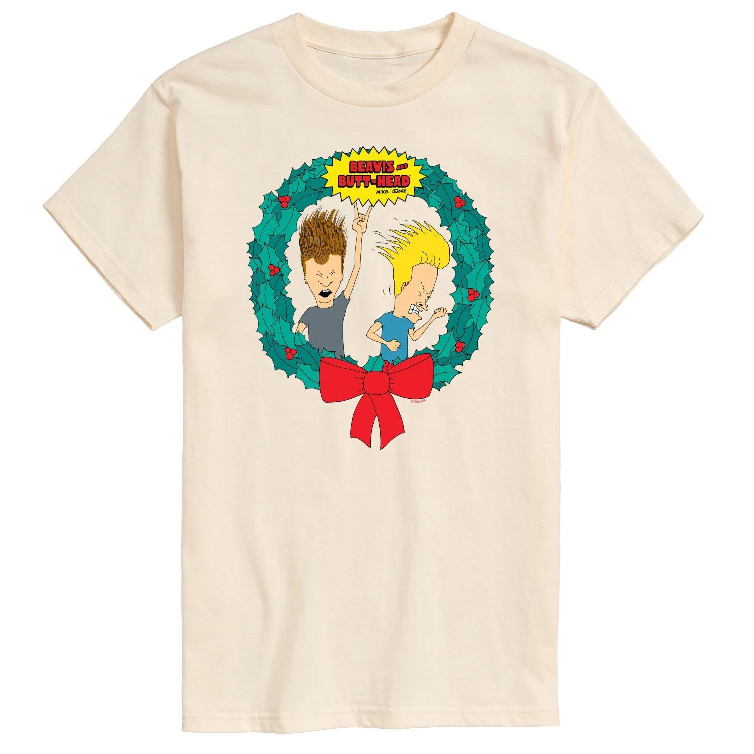 

Мужская футболка Beavis And Butthead Rockin' Wreath Licensed Character