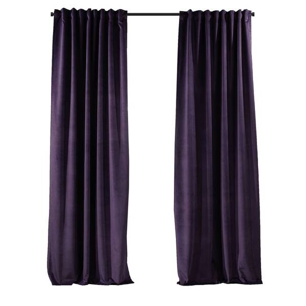 

Бархатная штора Puude Home Design 140225, 25x1x140 см цвет magenta