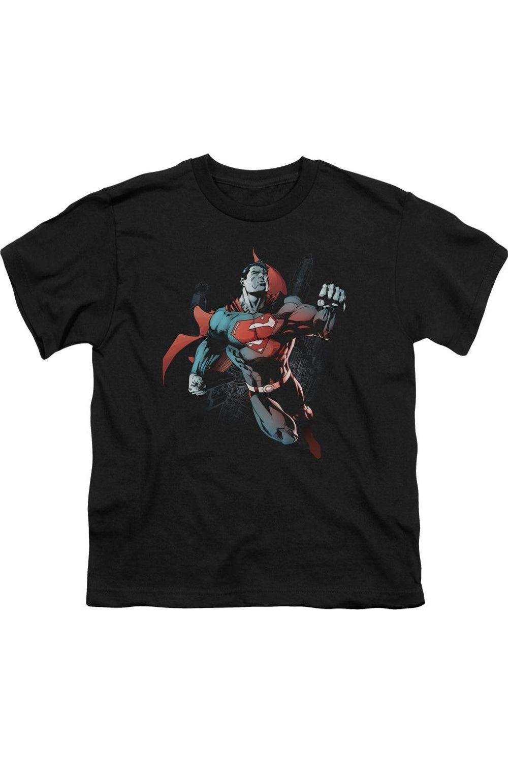 

Футболка с коротким рукавом для детей "Superman Up In The Sky" Gildan, черный