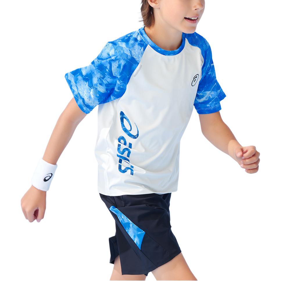 Футболка для спортивных занятий raw для детей 3-7 лет ASICS, белый — фото 3