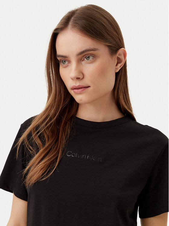 Футболка обычного кроя K20K208294 Calvin Klein, черный — фото 4