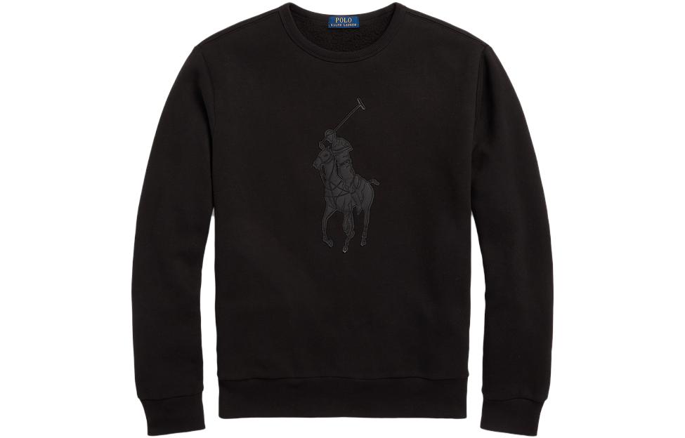 Polo Pony Patch Sweatshirt Polo Ralph Lauren, черный — фото 3