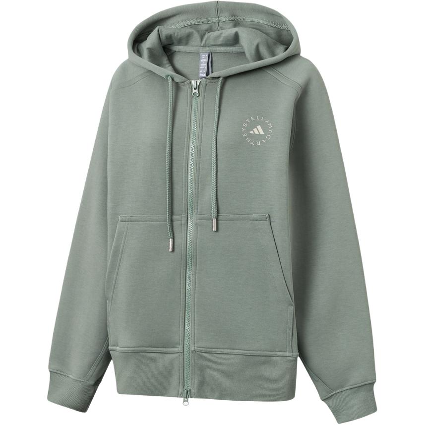 

Толстовка с капюшоном ASMC FZ женская Adidas, серо-зеленый