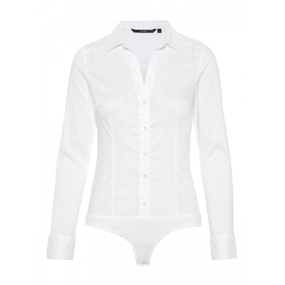 

Кремовые хлопковые топ и футболка Vero Moda